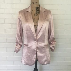 CHARLOTTE  RUSSE- satin jacket